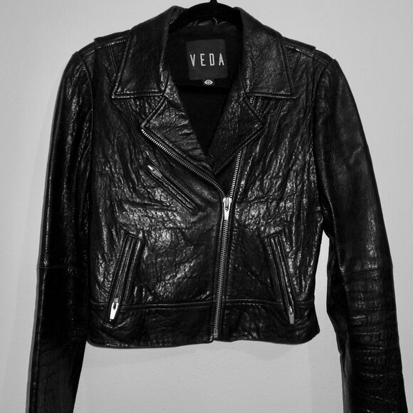 Veda Leather Jacket - Picture 1 of 4